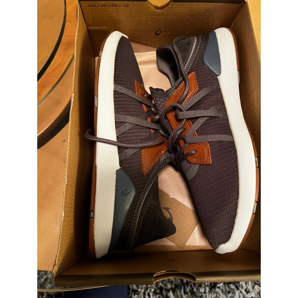 OluKai Men's Mio Li Shoes Pavement / Vintage Indigo 9.5